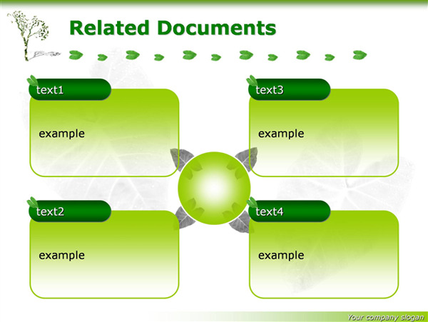 绿色ppt企业模板