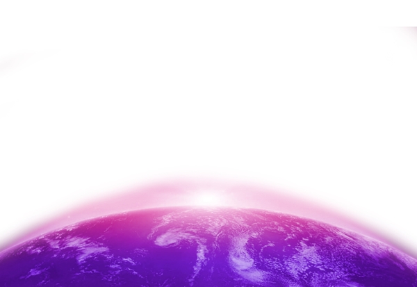紫色梦幻半弧形地球