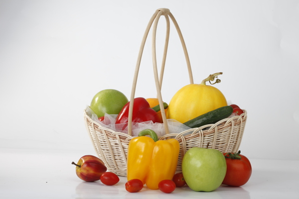 水果素材水果篮新鲜水果水果蔬菜图片