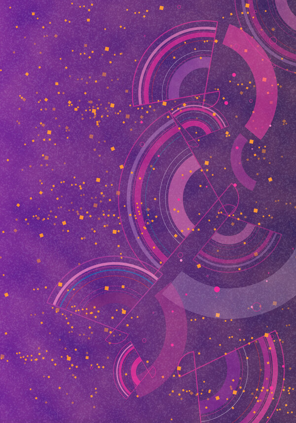 高端紫色元素底纹花纹素材