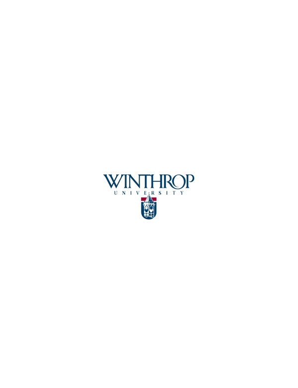 WinthropUniversitylogo设计欣赏WinthropUniversity知名学校LOGO下载标志设计欣赏