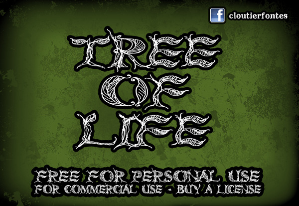 生命的字体CF树