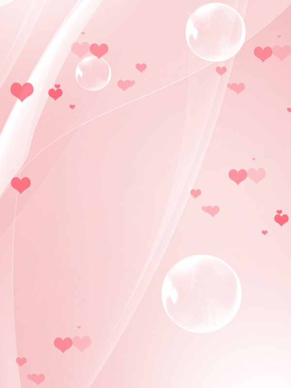 粉色背景素材汽泡