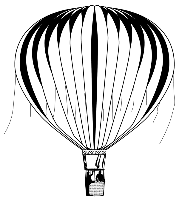 热气球矢量素材EPS格式0013