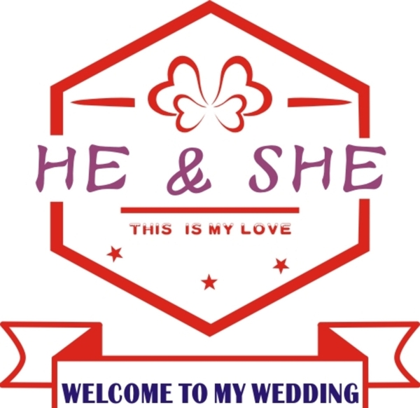 婚礼英文logo