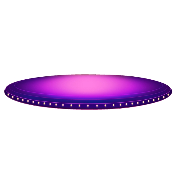 紫色圆形舞台素材