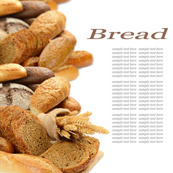 面包与麦穗图片