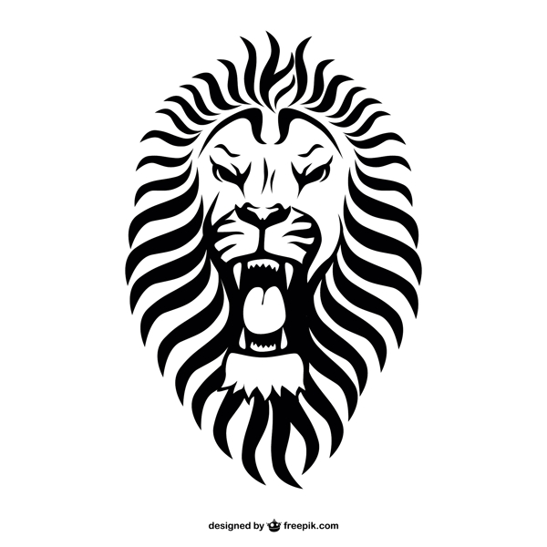 狮子部落纹身设计