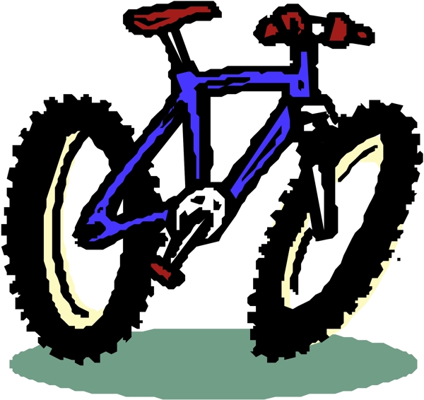 自行车矢量素材EPS格式0024