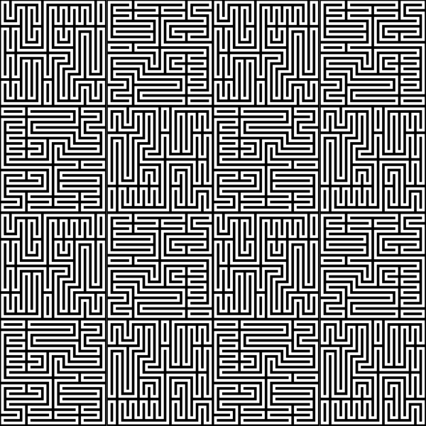 黑白迷宫抽象背景