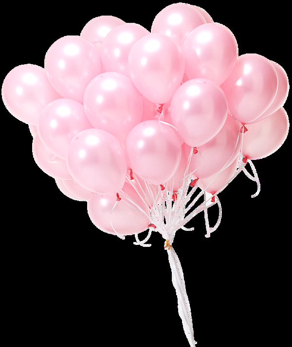 粉色气球png元素
