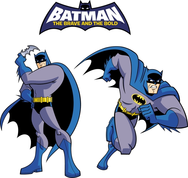 蝙蝠侠卡通矢量素材