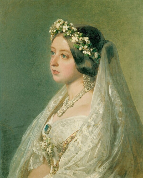 维多利亚女王结婚像图片
