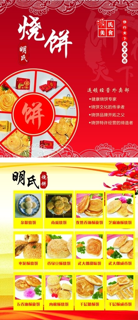 明氏烧饼图片