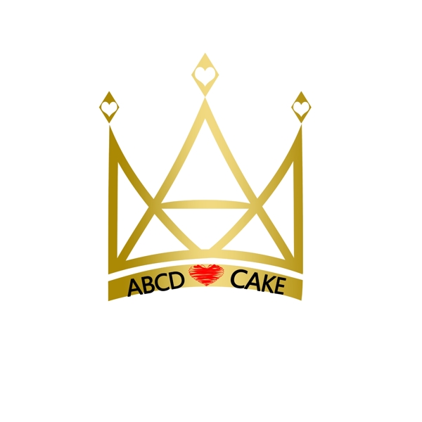皇冠爱心蛋糕logo