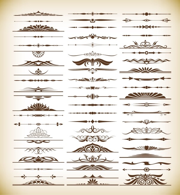 花纹花边矢量图素材