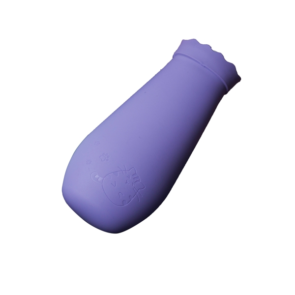 紫色圆弧杯子元素
