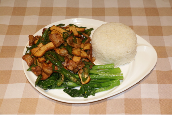 香干炒肉饭