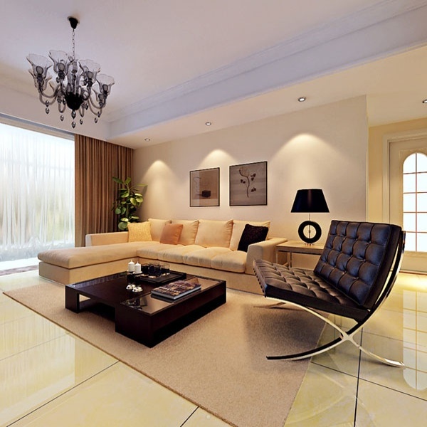 简单舒适的客厅3D模型