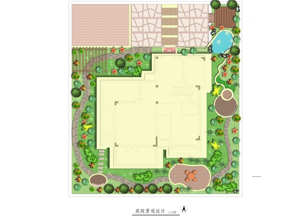 小花园设计图片