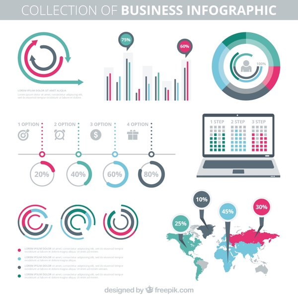 colecction业务infography