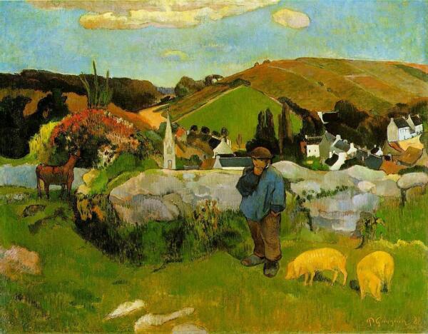 PaulGauguin0378法国画家保罗高更paulgauguin后印象主义风景人物田园自然静物油画装饰画