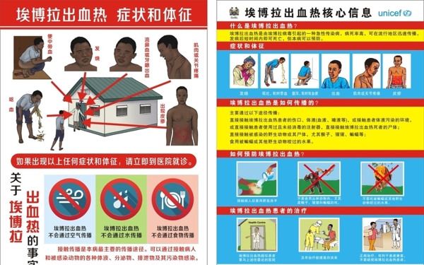 埃博拉传染病防控宣传图片