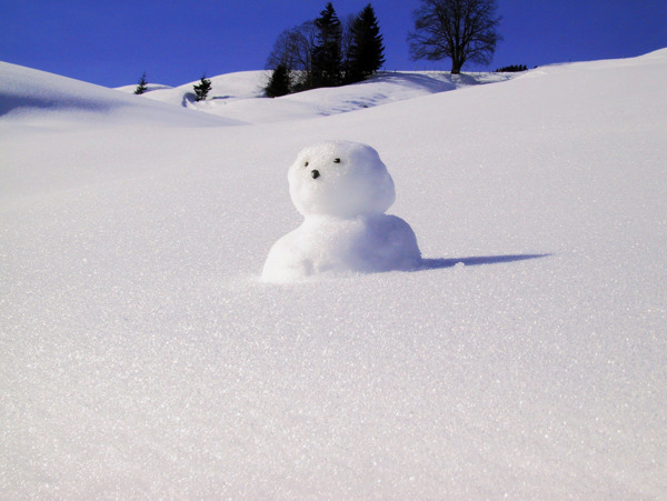 雪人图片