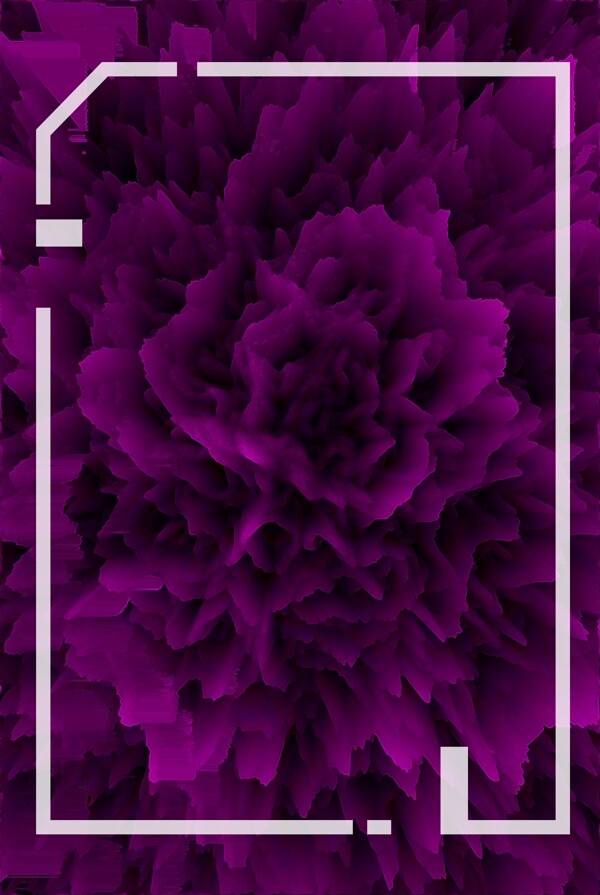 玫瑰纹理紫色炫酷商用海报背景H5