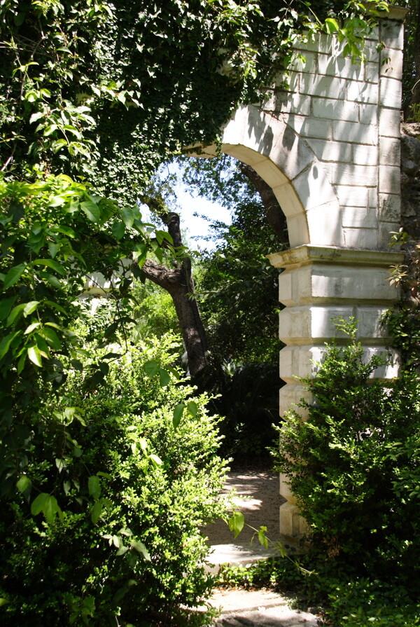 花园圆拱门图片