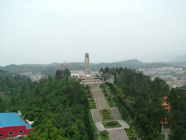 湘南起义纪念塔图片