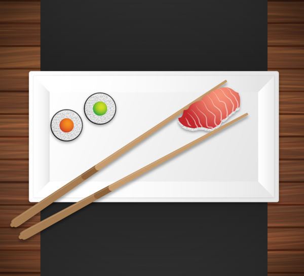 寿司日本料理矢量