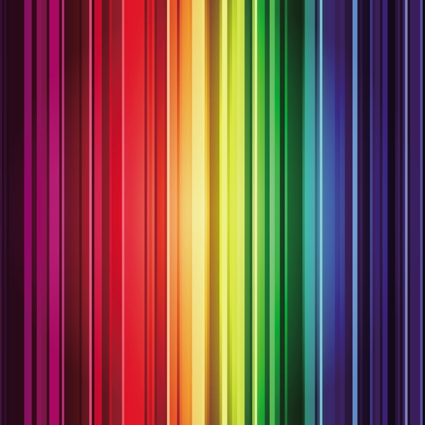彩虹条纹背景矢量素材