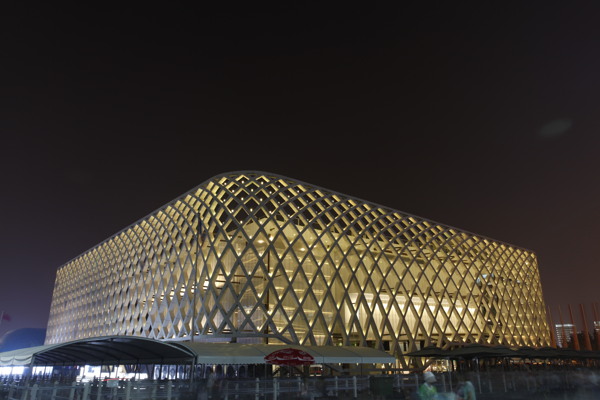 上海世博会法国馆夜景照片图片