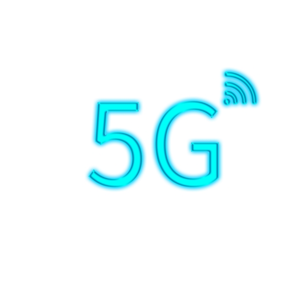 5G霓虹灯发光科技感