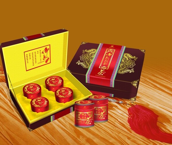 佛泉苦荞茶高档包装盒设计