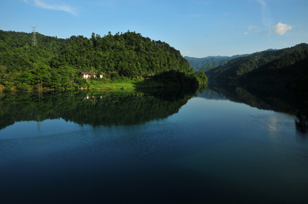 山区自然风光图图片