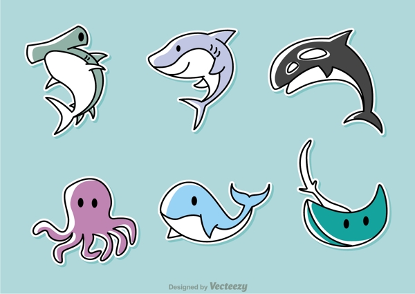 扁平化海洋动物
