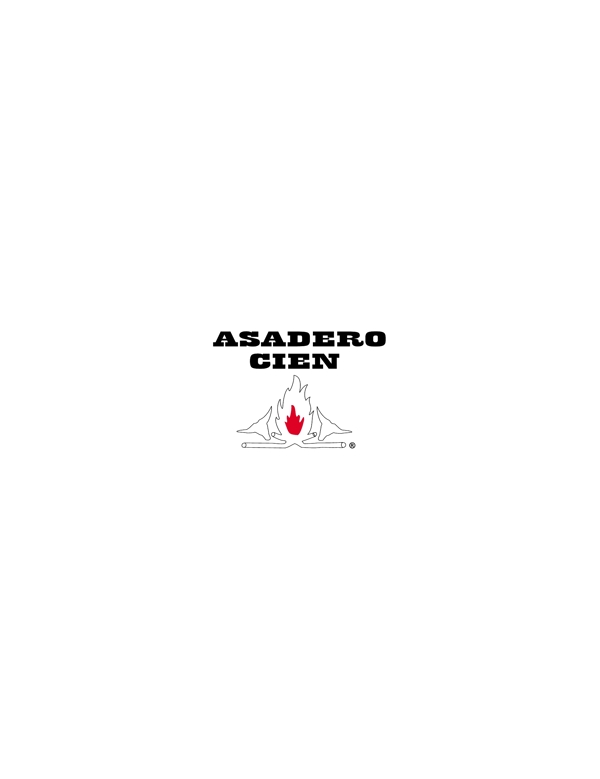AsaderoCienlogo设计欣赏AsaderoCien知名食品标志下载标志设计欣赏