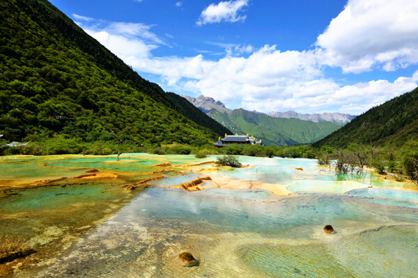 黄龙风景图片