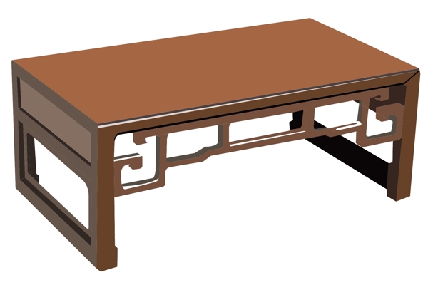 长方形木质桌子