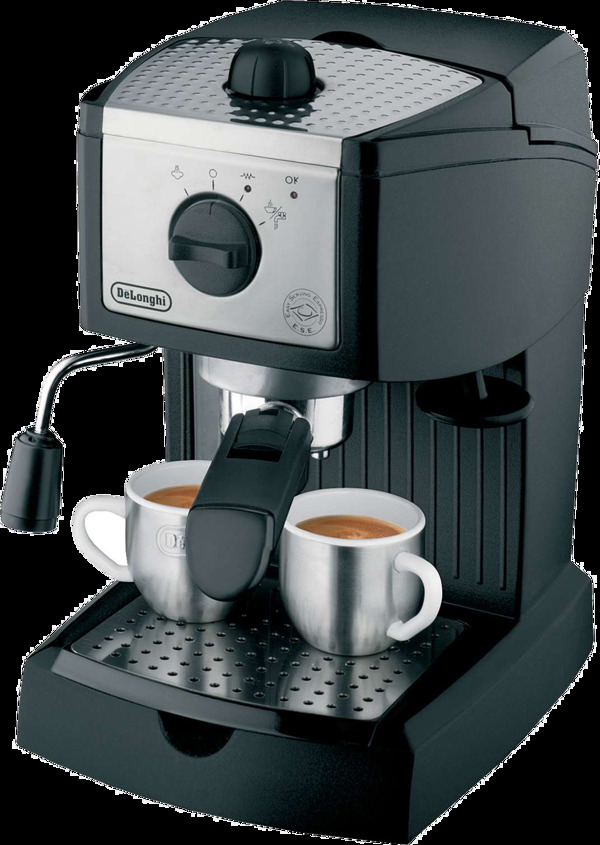 黑色咖啡机免抠png透明图层素材