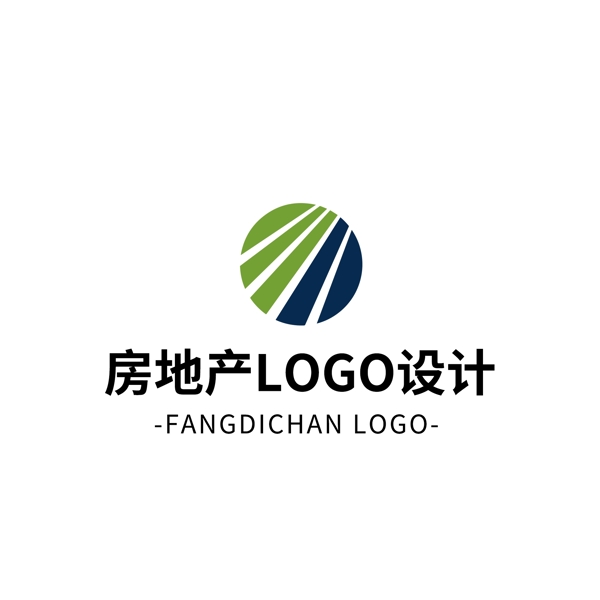 简约大气创意房地产logo标志设计