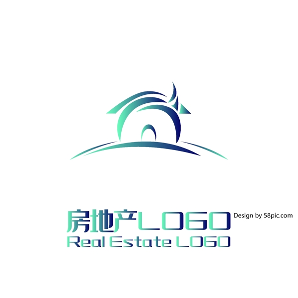 原创创意简约大气房子房地产LOGO标志