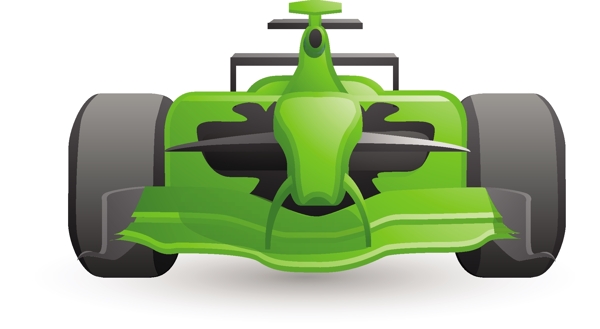 F1赛车绿Lite体育图标