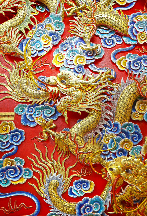 中国龙装饰背景墙