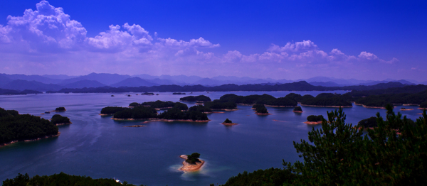 千岛湖全景图片