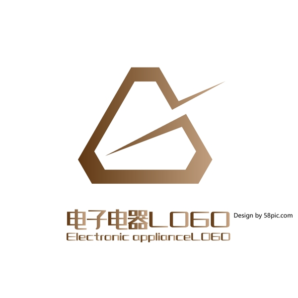 原创创意简约大气G字电子电器LOGO标志