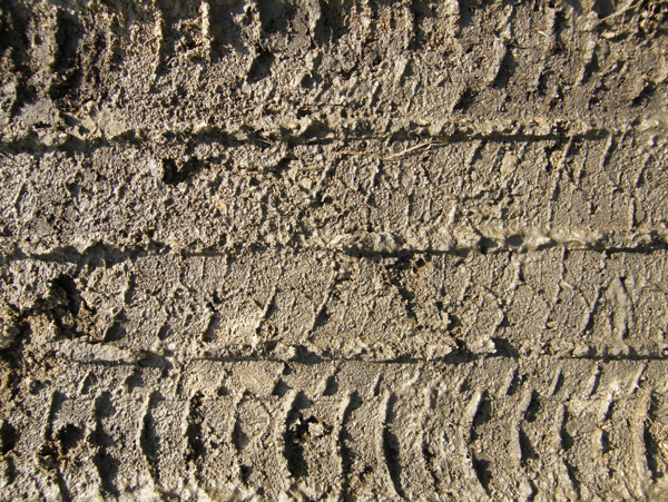 污物和泥土轮胎印5个纹理