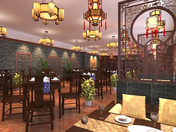 中式餐馆设计